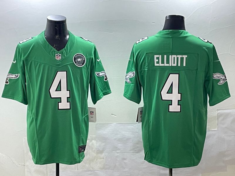 Men Philadelphia Eagles #4 Elliott Green three generations 2025 Nike Vapor Limited NFL Jersey style 3->philadelphia eagles->NFL Jersey